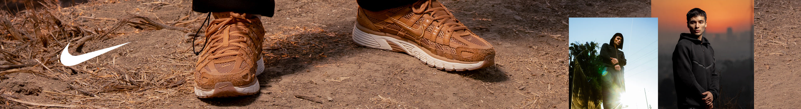 Nike banner with shoe